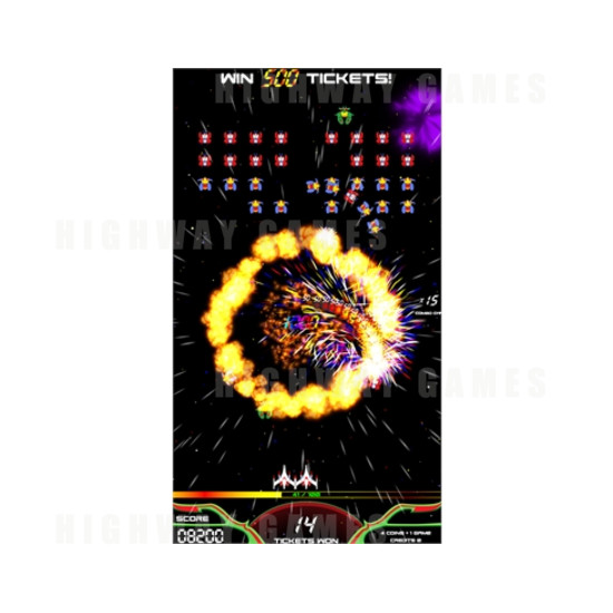 Galaga Assault Arcade Machine - Galaga Assault Gameplay