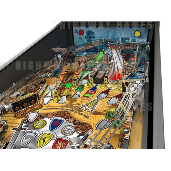 Game of Thrones Pro Pinball Machine - Game of Thrones Pro Pinball Machine Playfield