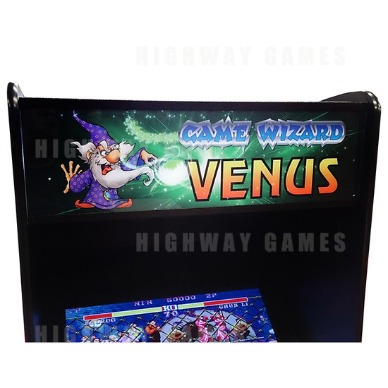 Game Wizard Venus Arcade Machine - Header