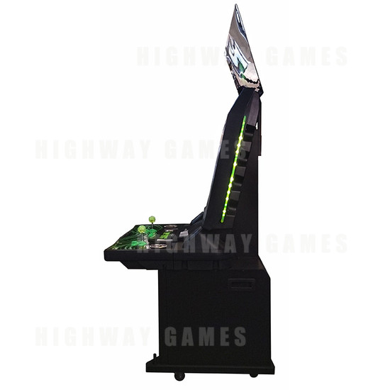 GameWizard Saturn Arcade Machine (Green) - Side View