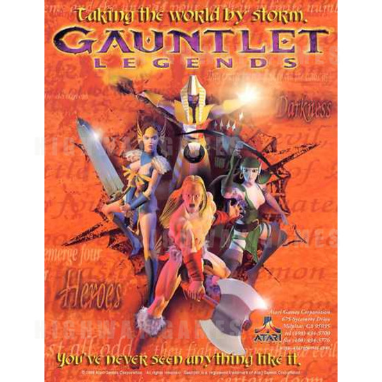 Gauntlet Legends - Brochure Front
