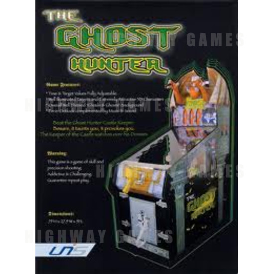 Ghost Hunter Redemption Machine - Ghost Hunter Arcade Machine
