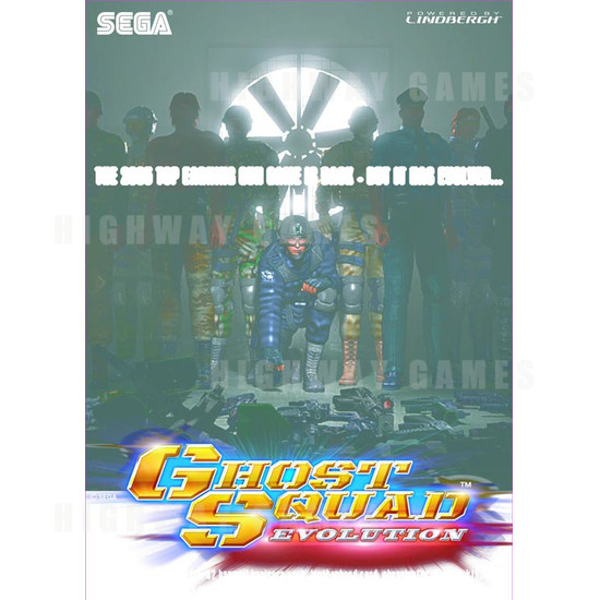 Ghost Squad Evolution DX Arcade Machine - Brochure Front