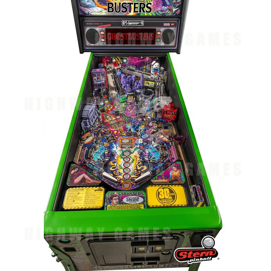 Ghostbusters Limited Edition Pinball Machine - Stern Ghostbuster's Limited Edition Pinball Machine Playfield