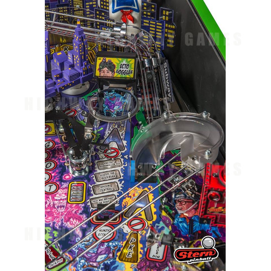 Ghostbusters Limited Edition Pinball Machine - Stern Ghostbuster's Limited Edition Pinball Machine Playfield
