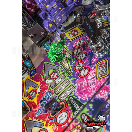 Ghostbusters Limited Edition Pinball Machine - Stern Ghostbuster's Limited Edition Pinball Machine Playfield