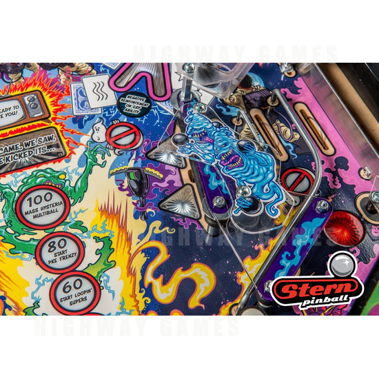 Ghostbusters Premium Pinball Machine - Stern Ghostbuster's Premium Edition Pinball Machine Playfield