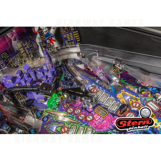Ghostbusters Pro Pinball Machine - Stern Ghostbuster's Pro Edition Pinball Machine Playfield