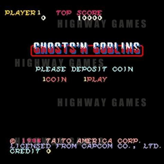 Ghosts n Goblins - Title Screen 17KB JPG