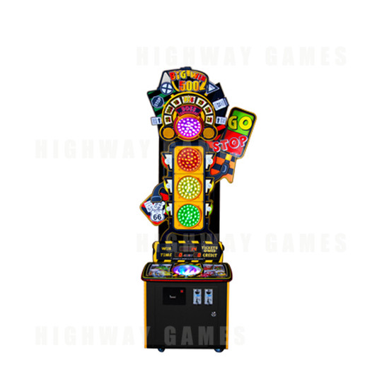 Go Stop Traffic Lights Arcade Machine - Front View