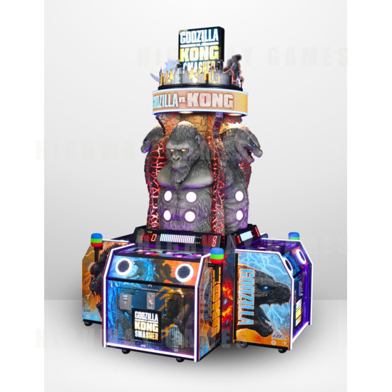 Godzilla vs. Kong Smasher Arcade Game - 4 Player - Godzilla vs. Kong Smasher