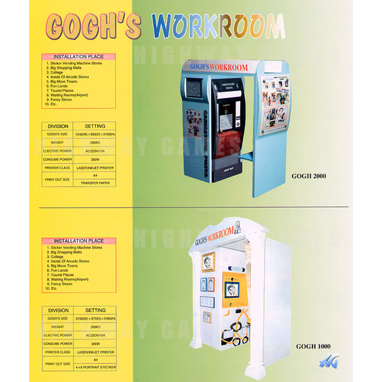 Gogh's Workroom - Brochure Front