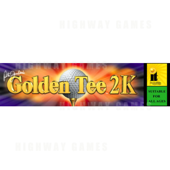 Golden Tee 2K Arcade Machine 2000 - Banner