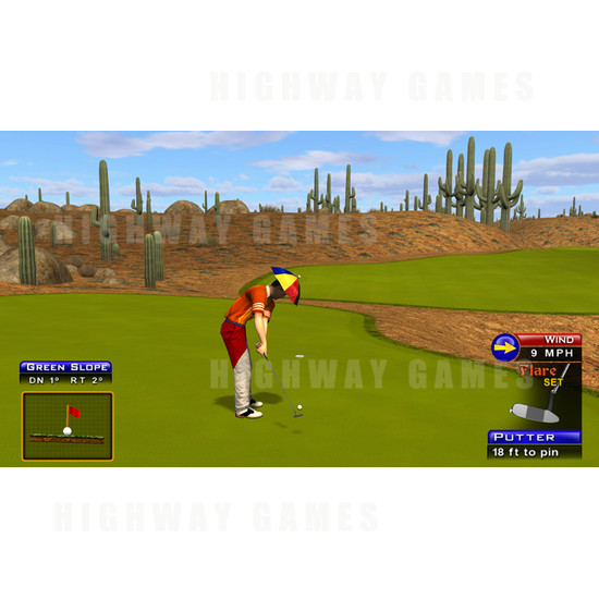 Golden Tee Golf 2013 (Unplugged) Pedastal Cabinet - Screenshot 7