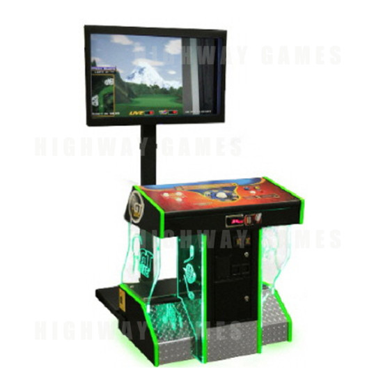 Golden Tee Golf 2014 Pedestal Arcade Cabinet - Full View