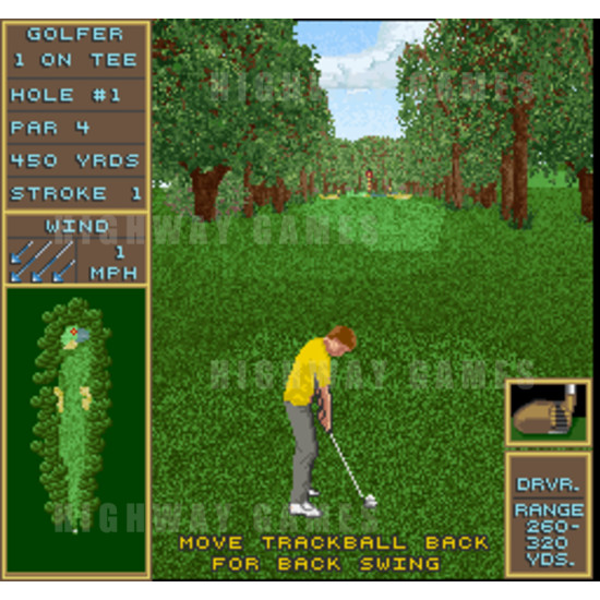 Golden Tee Golf II Arcade Machine 1991 - Screenshot 3