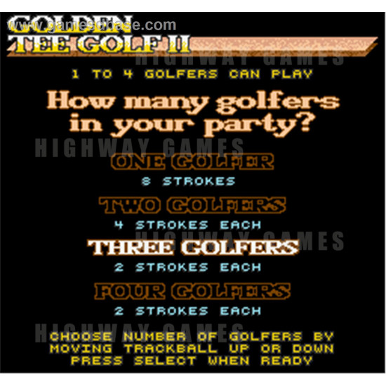 Golden Tee Golf II Arcade Machine 1991 - Screenshot 4