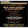 Golden Tee Golf II Arcade Machine 1991