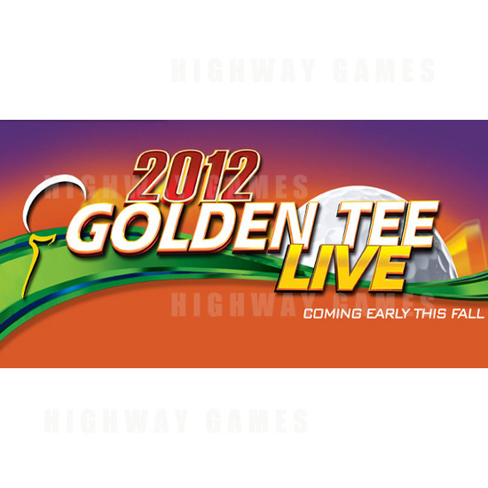 Golden Tee Live 2012 Pedastal Cabinet - Logo