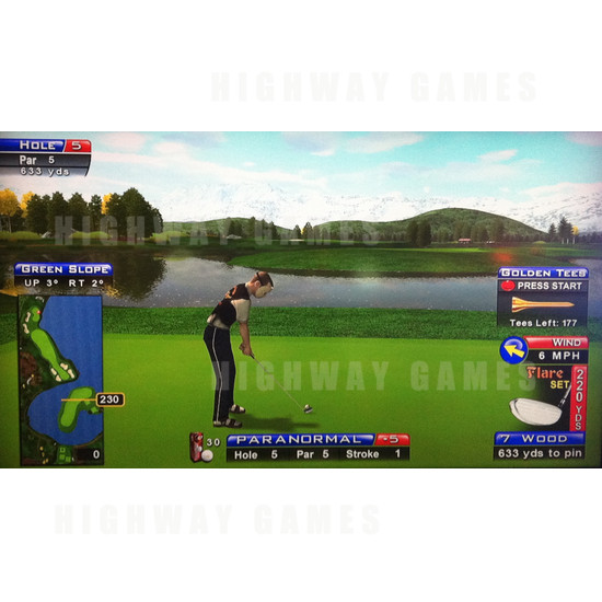 Golden Tee LIVE 2013 Pedastal Cabinet - Screenshot 6