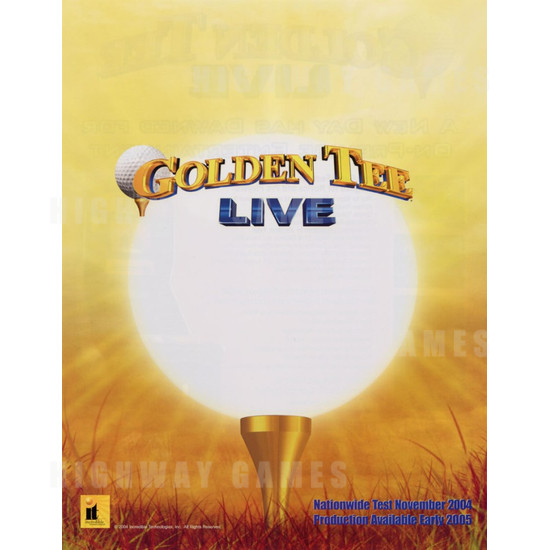 Golden Tee Live - Brochure Front