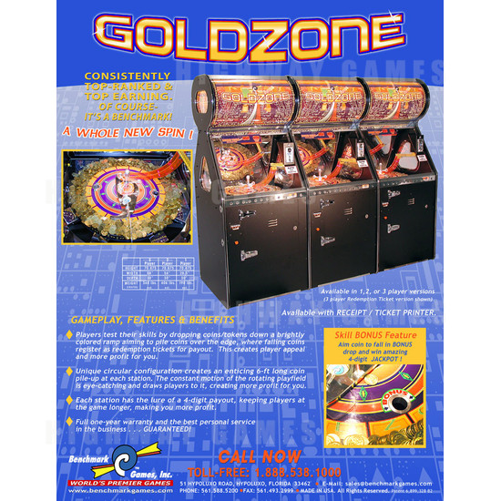 Goldzone Medal Machine - Brochure