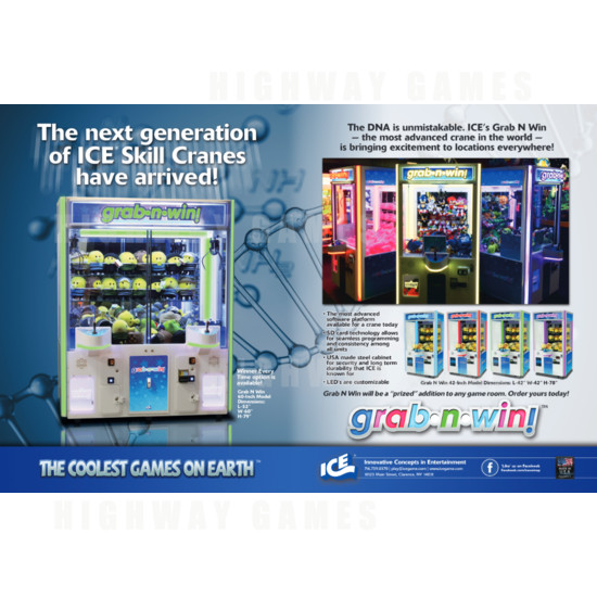 Grab N Win 42" Crane Machine - grab n win crane brochure 1.png