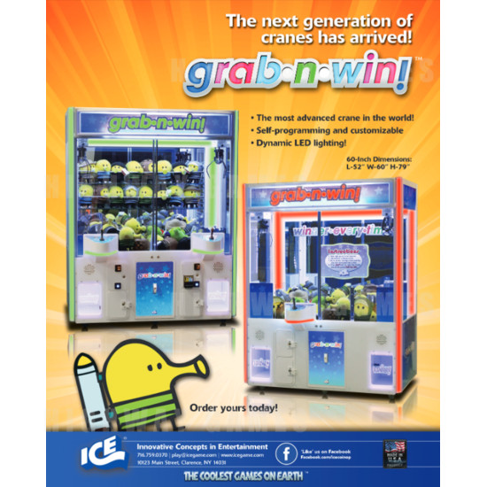 Grab N Win 60" Crane Machine - grab n win crane 60 brochure.png