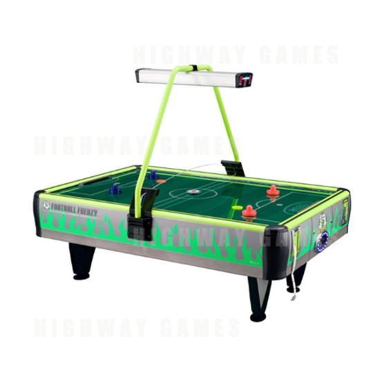 Green Frenzy Air Hockey Table - Green Frenzy 4 Player Air Hockey Table