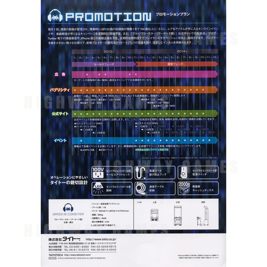 Groove Coaster Arcade Machine - Brochure 5