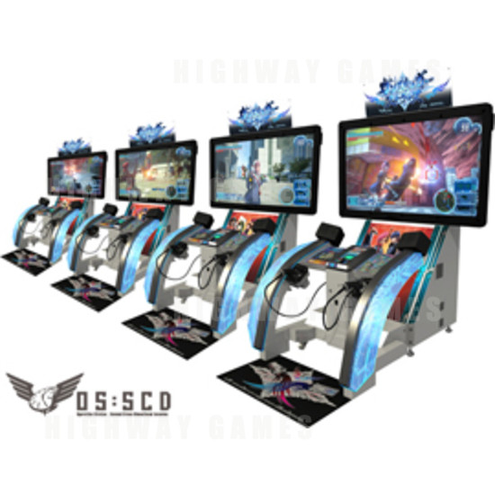 Gunslinger Stratos Arcade Machine - Gunslinger Stratos Cabinets (4 linked)