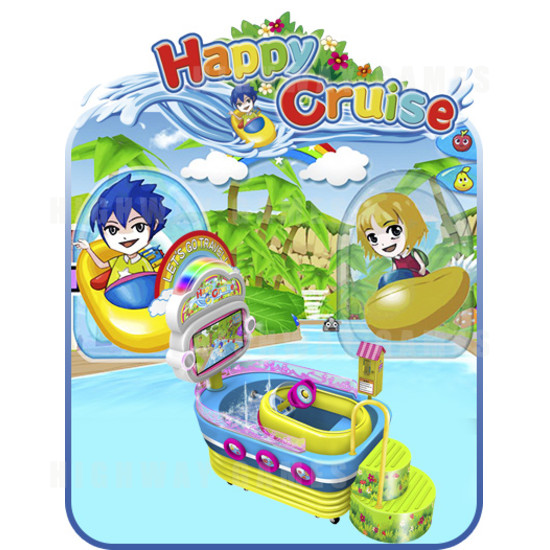 Happy Cruise Arcade Machine - Happy Cruise Arcade Machine Logo