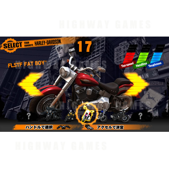 Harley Davidson: King of the Road DX - Screenshot