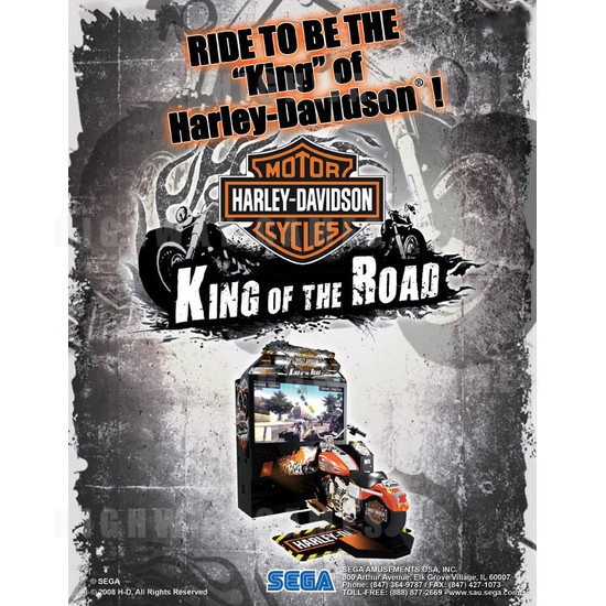 Harley Davidson: King of the Road DX - Brochure Front