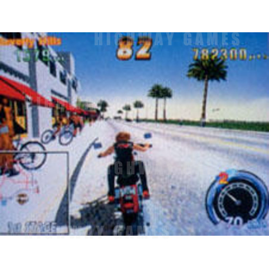 Harley Davidson LA Riders DX Arcade Machine - Screenshot