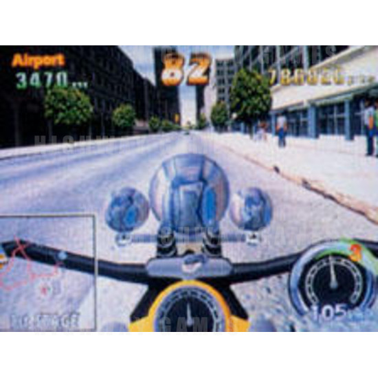 Harley Davidson LA Riders DX Arcade Machine - Screenshot