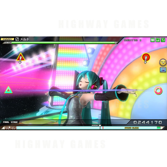 Hatsune Miku: Project Diva Arcade Machine - Screenshot