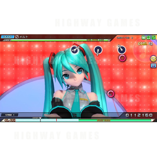 Hatsune Miku: Project Diva Arcade Machine - Screenshot