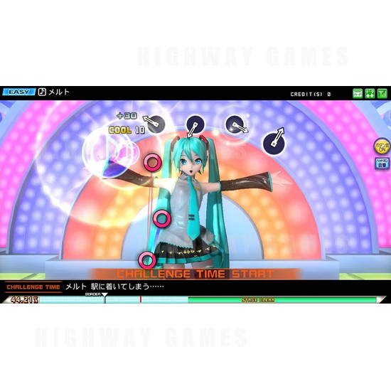 Hatsune Miku: Project Diva Arcade Machine - Screenshot