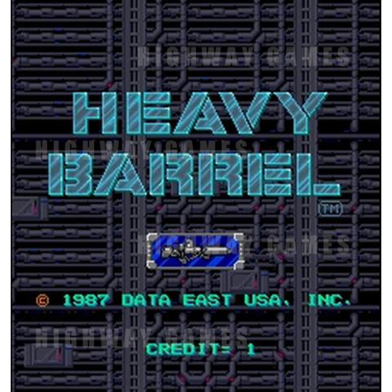 Heavy Barrel - Title Screen 39KB JPG