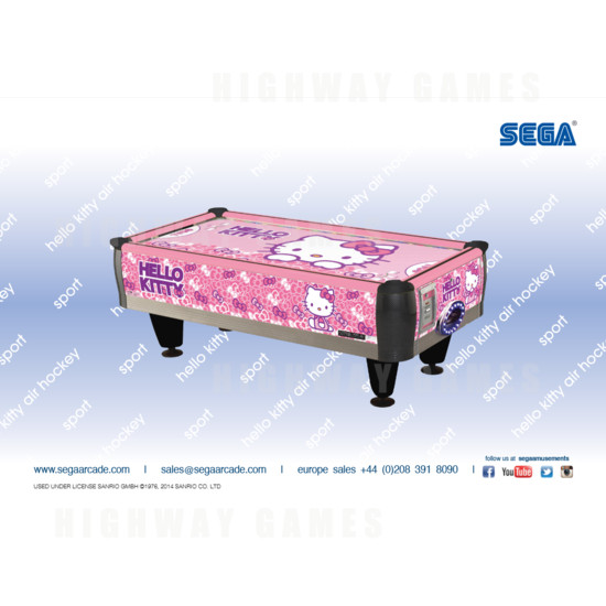 Hello Kitty Air Hockey Table - Hello Kitty Air Hockey Table