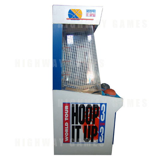 Hoop it Up Basketball Redemption Machine - Left View