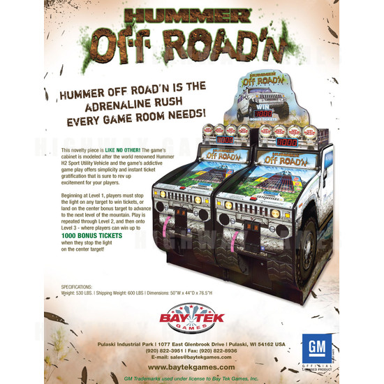 Hummer Off Road'N - Brochure