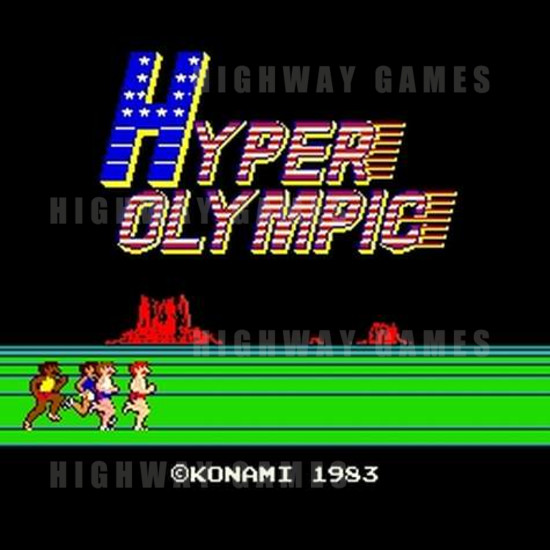 Hyper Olympics - Title Screen 26KB JPG