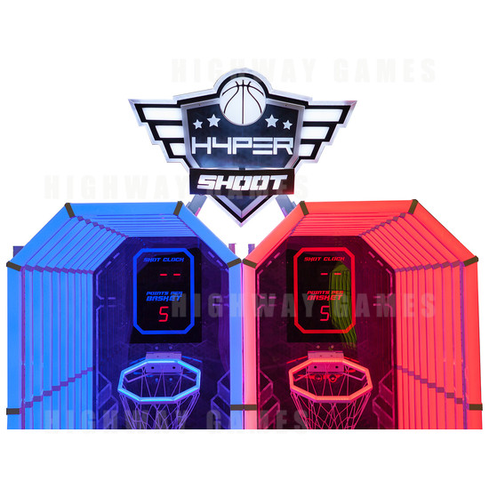HYPERshoot Basketball Arcade Machine - HYPERshoot by LAI Games