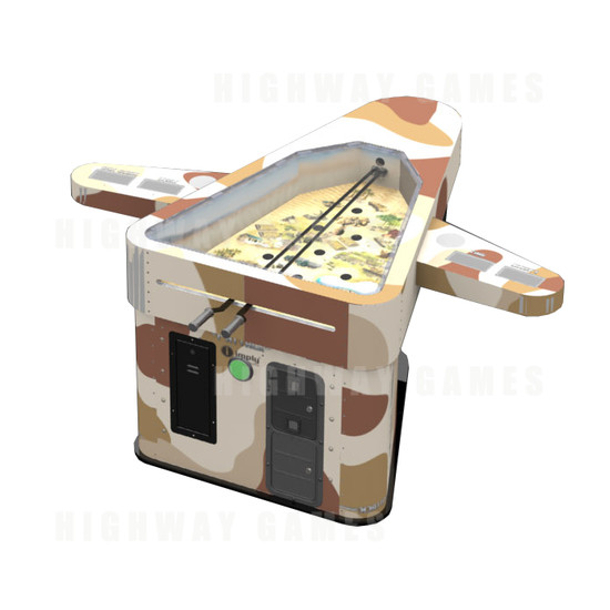 i-Attack Arcade Redemption Machine - Desert - Angle View