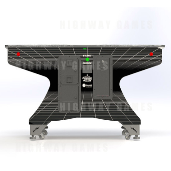 i-Hockey Arcade Machine - Pub Model - Side View