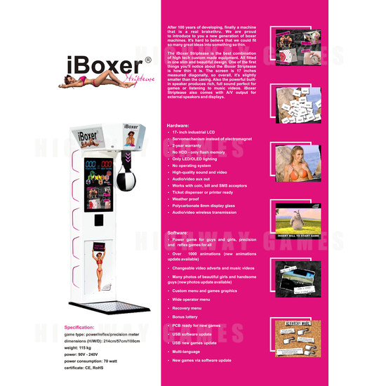 iBoxer Striptease - Brochure