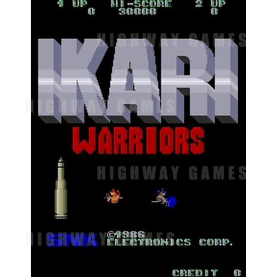 Ikari Warriors - Title Screen 17KB JPG