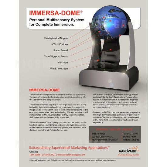 Immersa-Dome - Brochure